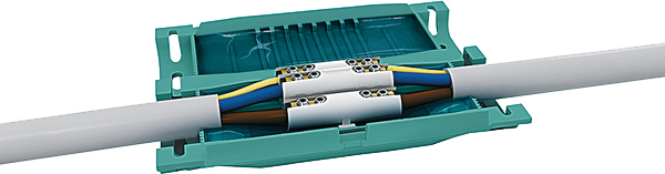 Ein Gelsystem schützt Kabelverbindungen vor Feuchtigkeit und Staub